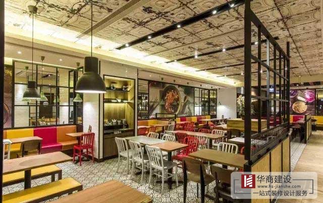 廣州快餐店裝修設(shè)計，快餐店風(fēng)格布局規(guī)劃